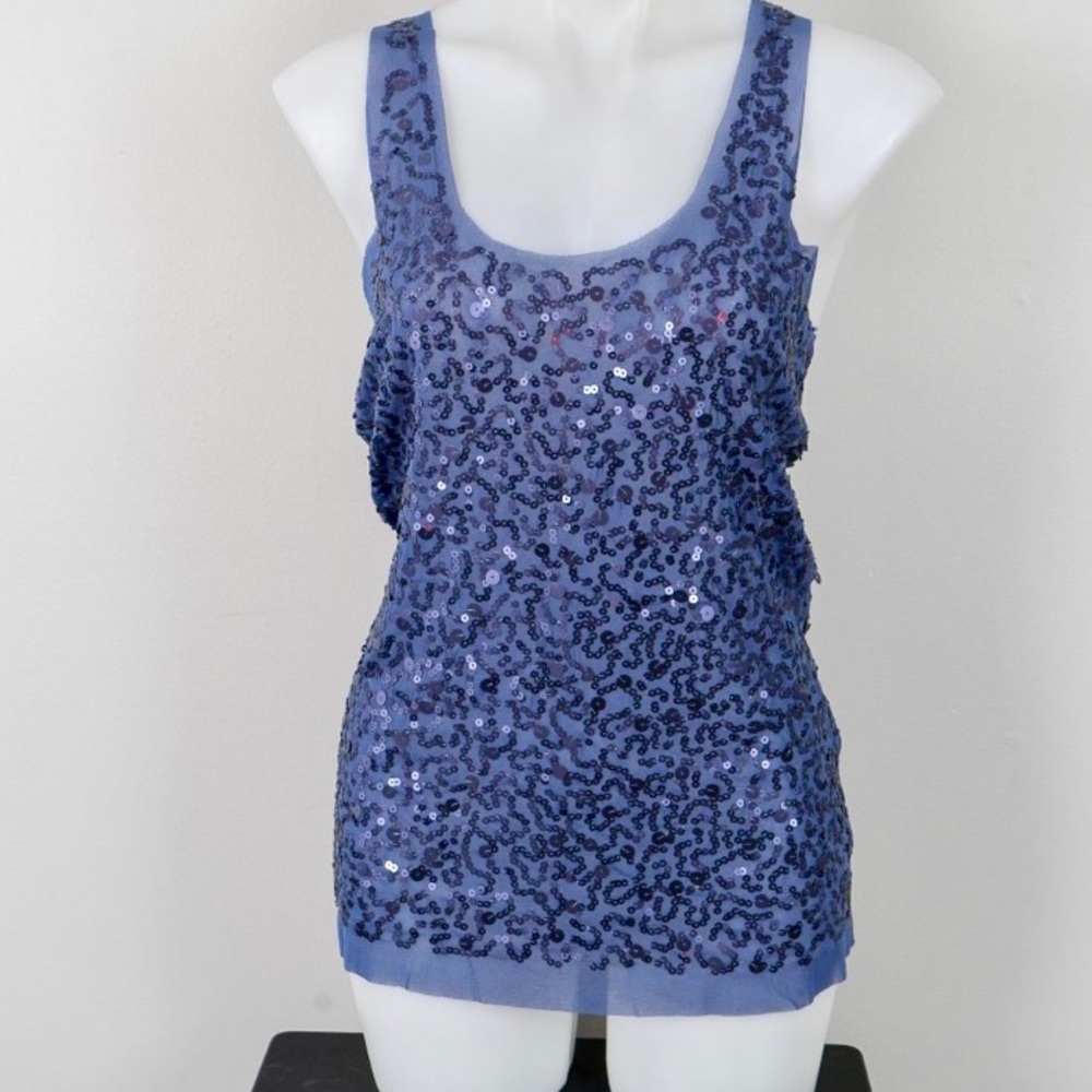 NWT Max Studio sequin tank - L